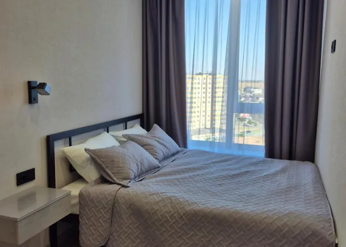 на марсельській 62 в жк острова, 1 спальня та кухня-студія Apartment *