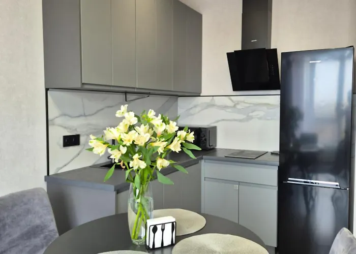 Apartment на марсельській 62 в жк острова, 1 спальня та кухня-студія